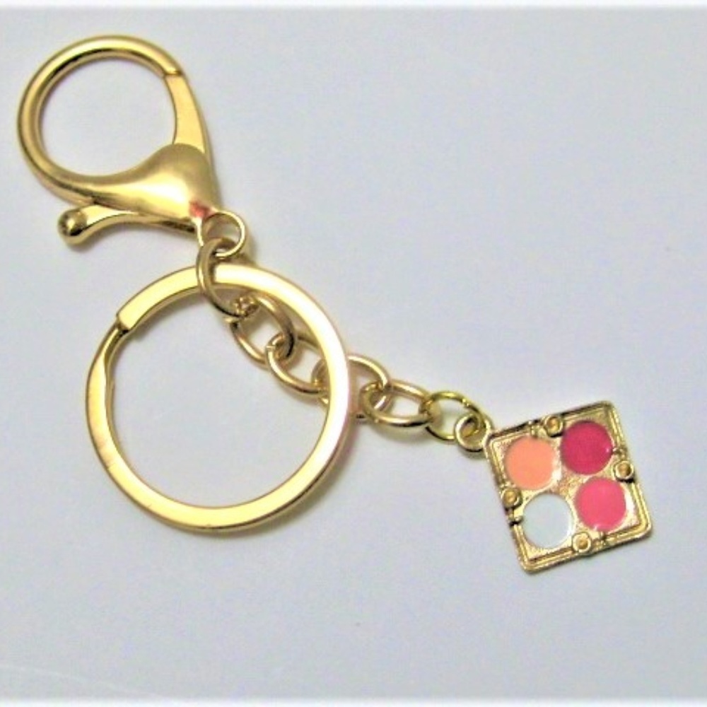 Make up palate key chain